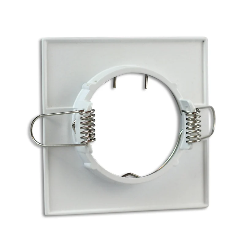 Einbaurahmen schwenkbar rund eckig Rahmen Einbaustrahler 60mm Spot GU10 MR16 LED