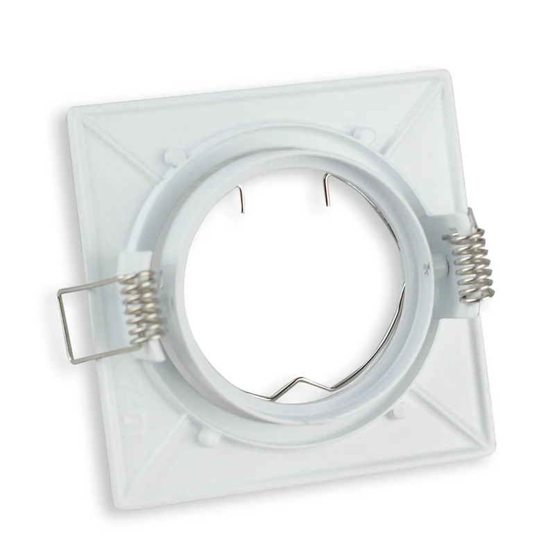 Einbaurahmen schwenkbar eckig Rahmen Einbauleuchte 75mm Spot GU10 MR16 LED