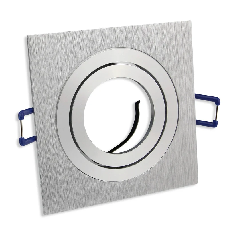 Einbaurahmen GU10 MR16 schwenkbar silber schwarz Rahmen Einbauleuchte Spot LED