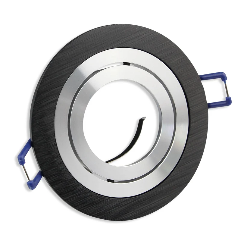 Einbaurahmen GU10 MR16 schwenkbar silber schwarz Rahmen Einbauleuchte Spot LED