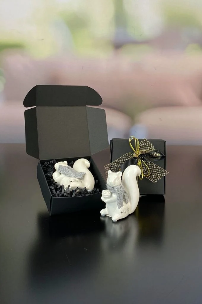 Geschenkbox S mit Eichhörnchen Robert