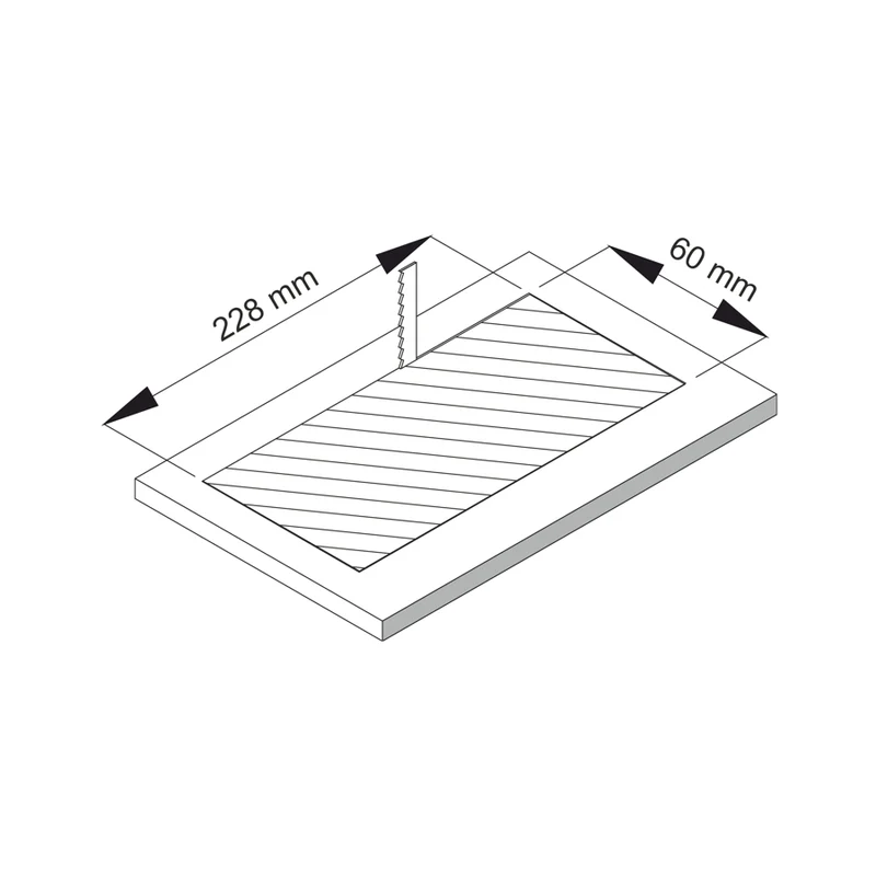 Möbel-Einbausteckdose TAOBOX schwarz mit USB A und USB C / Tischsteckdose