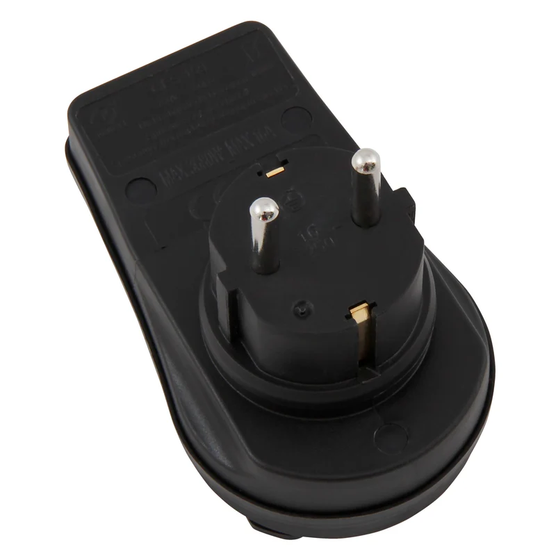 Steckdosenadapter mit Schalter, 230V/3500W, IP44 - für Außen
