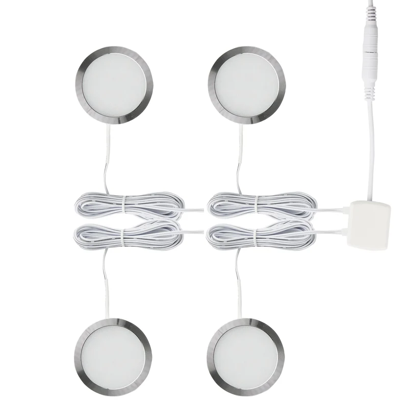 LED Unterbauleuchten Set Küchen-Beleuchtung Schrankbeleuchtung flach kleben