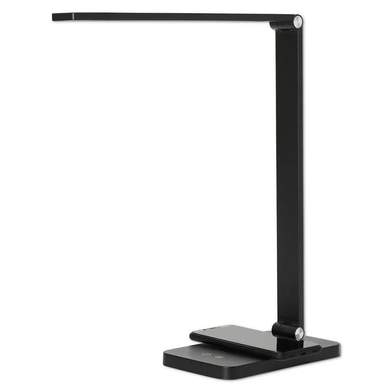 LED Schreibtisch-Lampe dimmbar Wireless Charging USB Touch Büro Tisch-Leuchte
