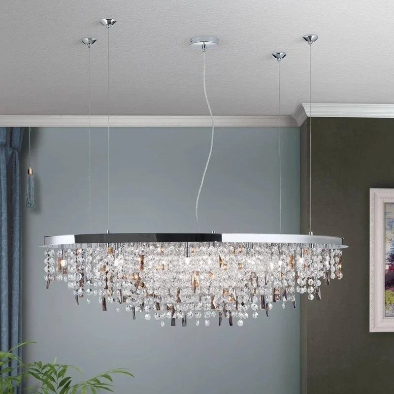 Pendelleuchte Crystalriver 21-flammig