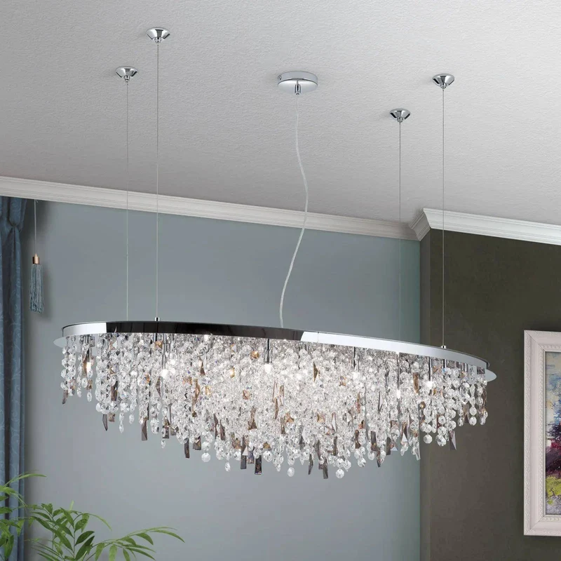 Pendelleuchte Crystalriver 21-flammig