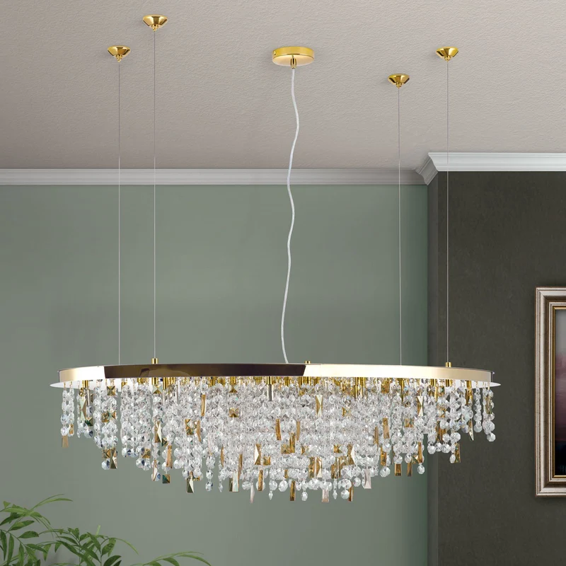 Pendelleuchte Crystalriver 21-flammig
