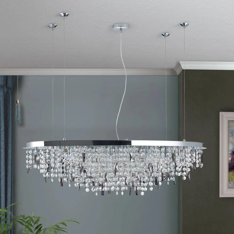 Pendelleuchte Crystalriver 21-flammig