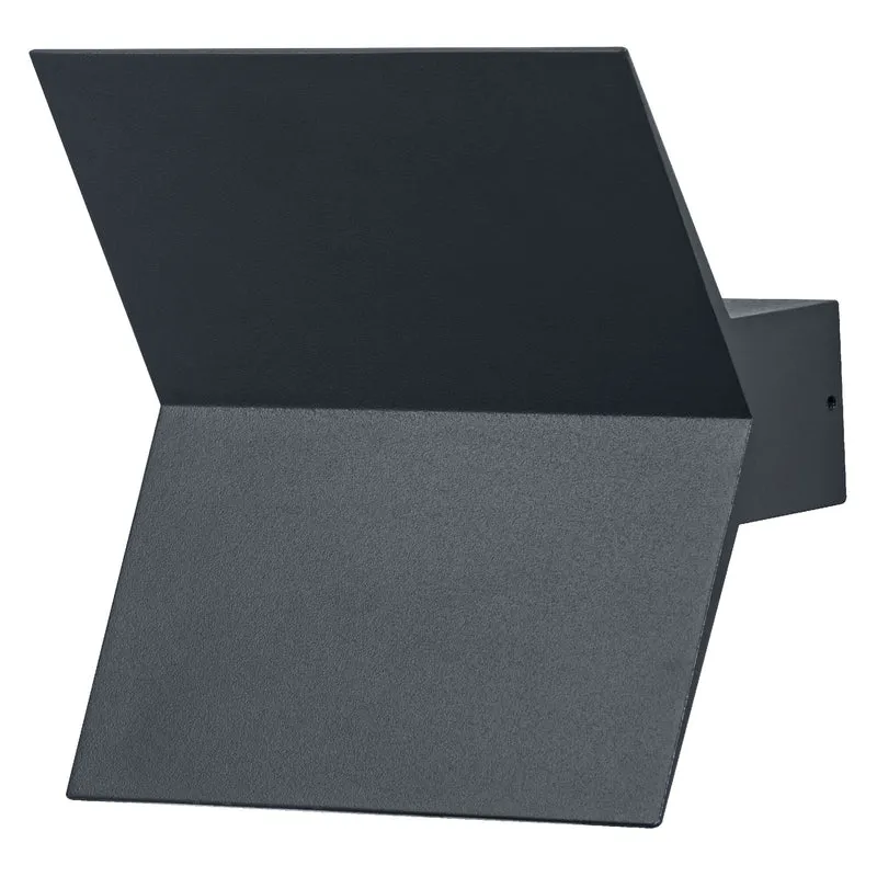 OSRAM ENDURA STYLE BAT Außenwandleuchte, LED-Wandleuchte mit indirektem Licht, warmweiß, 3000K, Aluminium, IP44, 9,5W