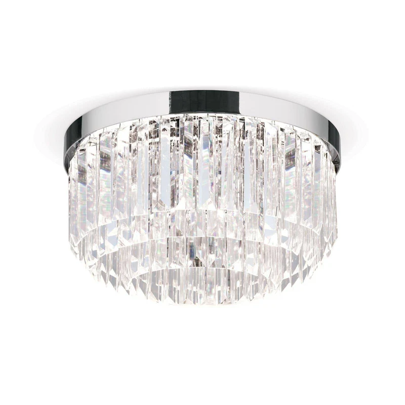 Deckenleuchte Prism, 24 Karat vergoldet/verchromt