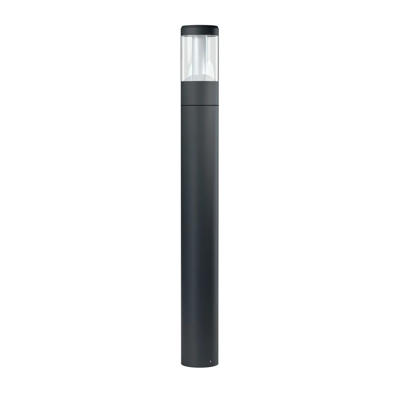 OSRAM ENDURA Style moderne Außenleuchte mit Lichtleiter in Dunkelgrau, Gartenlaterne mit blendarmem Licht, IP-54 Schutz, für Wegbeleuchtung