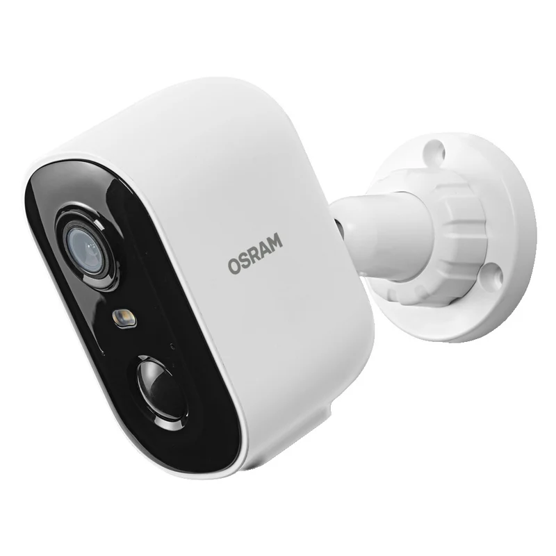 OSRAM Wifi SMART+ smarte Outdoor Überwachungskamera Solar Weiß