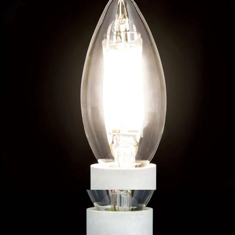 LED Kerze, E14, 5W klar