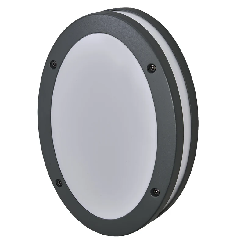 OSRAM ENDURA CLASSIC ORBI W Außenleuchte, Wandleuchte, E27-Fassung, dunkelgrau, Aluminium, schnelle & einfache Installation, mattierter Diffusor, IP65 Schutzklasse, Anwendung im Außenbereich