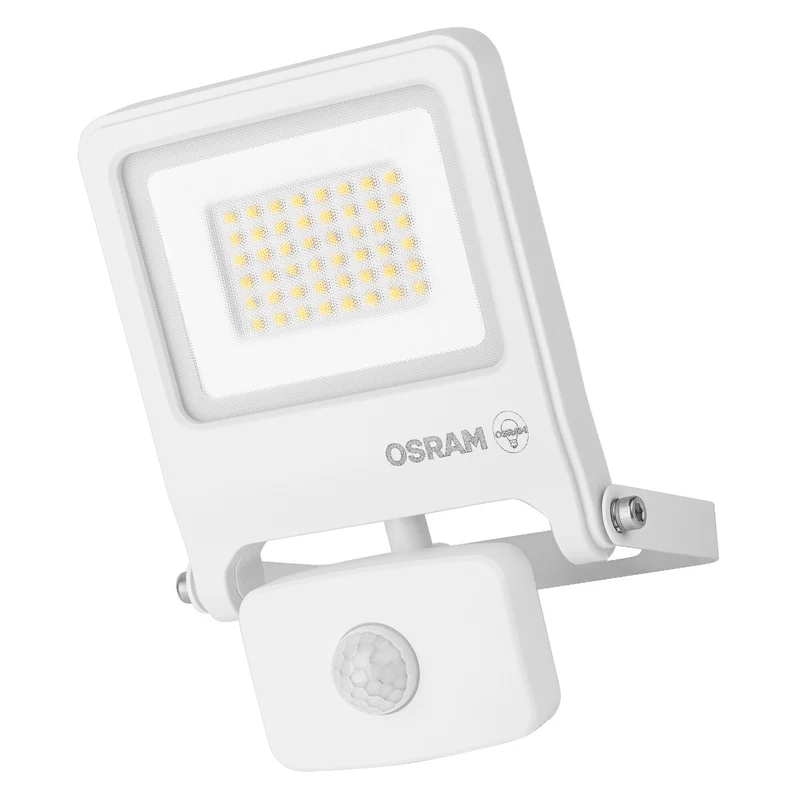 OSRAM ENDURA FLOOD PC 30W LED-Fluter mit Sensor, 3000K warmweiß, 3000 Lumen, IP44 weißes Flutlicht IR-Sensor, Lux-Einstellung 2-1000