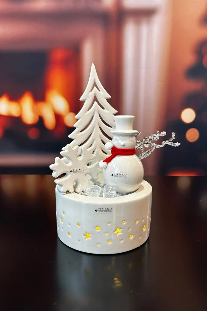 LED Base Stellata mit Schneemann Frosty oder Snowy