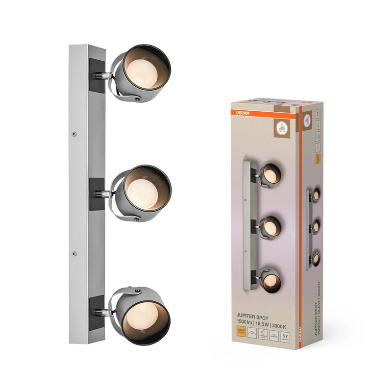 OSRAM DECOR SPOT JUPITER Deckenleuchte, 16,5W, 550lm, silber