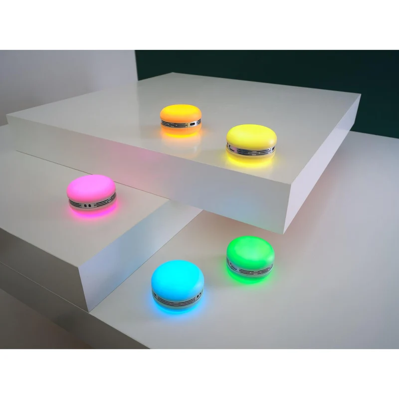 OSRAM Bluetooth SMART+ Macaron Lautsprecher mit Bewegungssteuerung, LED-Licht RGB, Grün