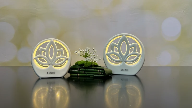 LED Lotusblume Casca im Ring