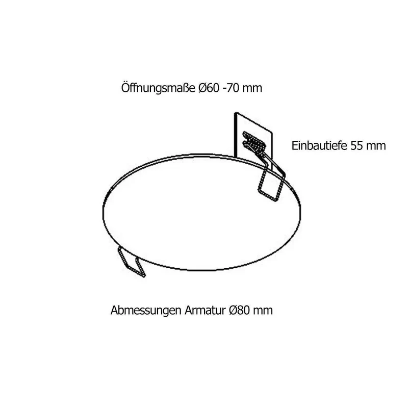 Einbaubaldachin Flat