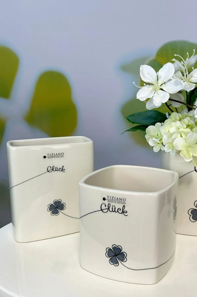 Kübel Crosia "Glück" creme