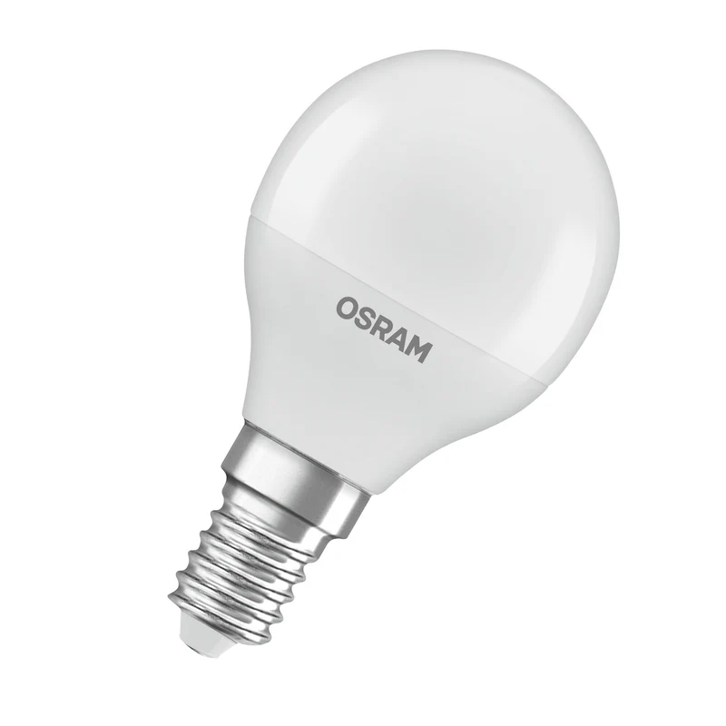 OSRAM LED PCR LAMP WITH CLASSIC P in P-Form, LED-Lampe, Matt, 4,9 W, (ex 40 W), 470 lm, Warmweiß, 2700 K, 15000 h, CRI 80