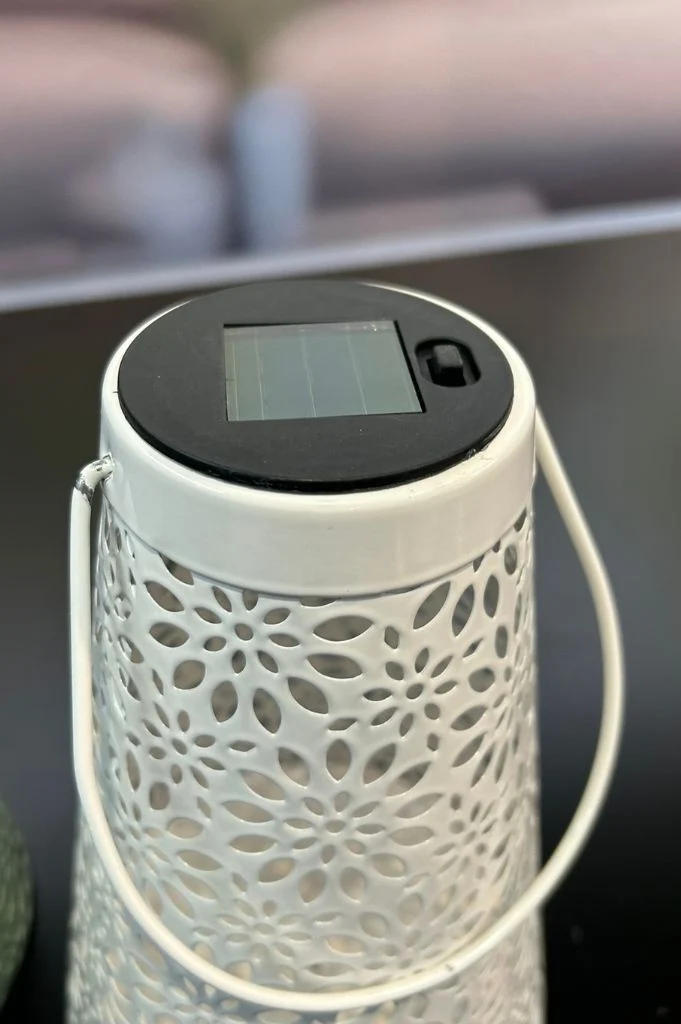 Solar Metallicht Fiori grün oder creme-weiß