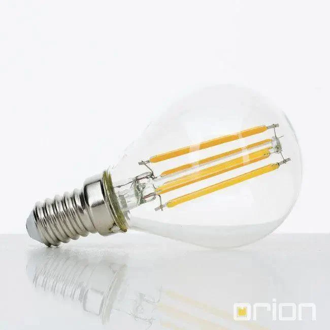 LED Tropfenform, E14, 4,5 Watt, klar