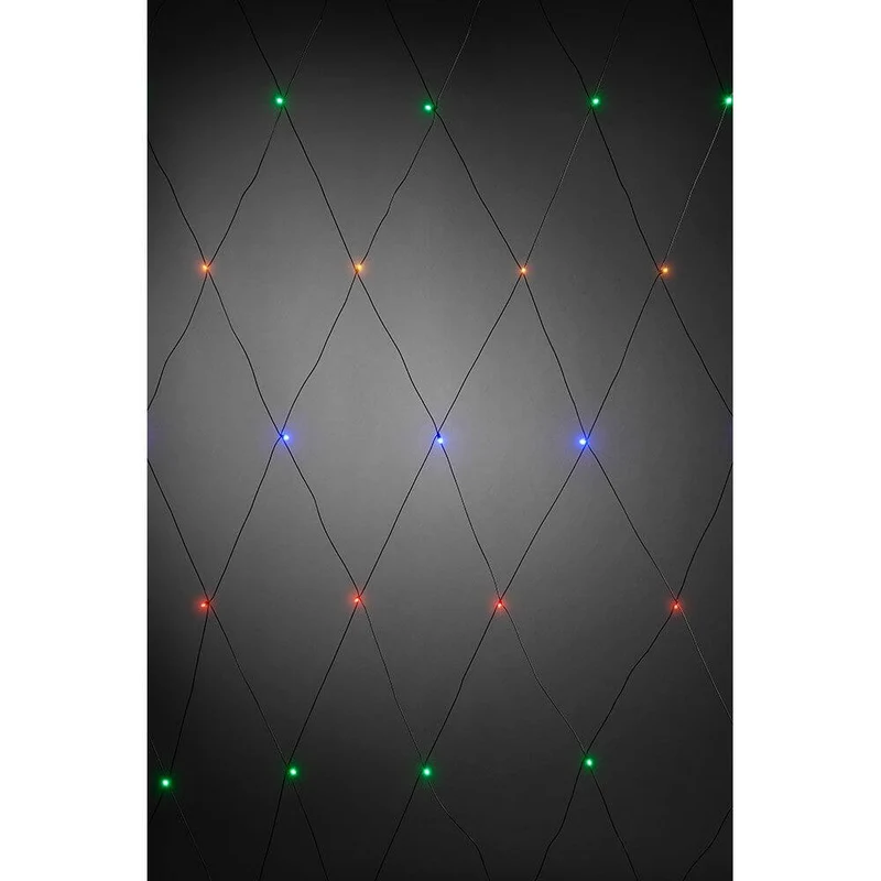 LED Lichternetz 32 bunte Dioden IP44