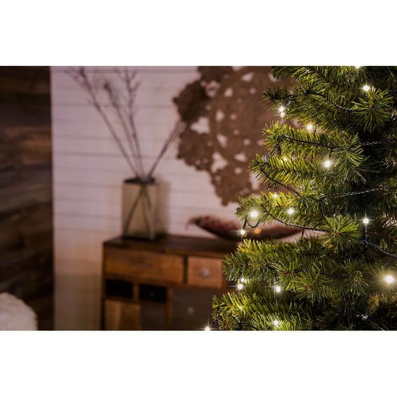 22m Micro LED Lichterkette gefrostet 20 Warmweiße Dioden