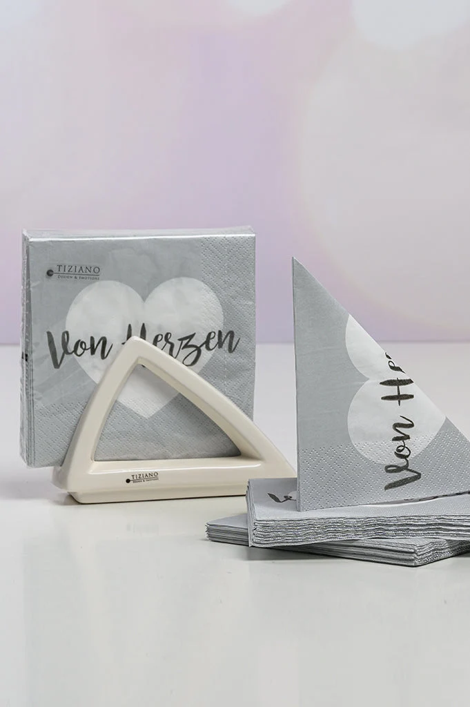 Serviettenständer offen creme