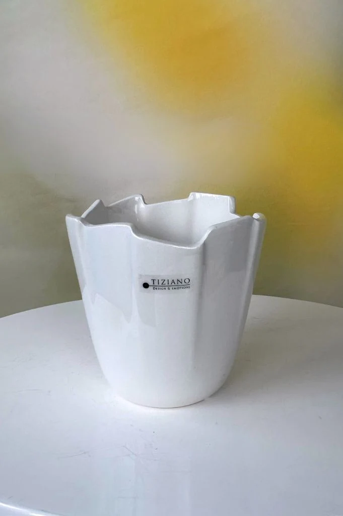 Orchideenkübel Mattina 15cm creme-weiß