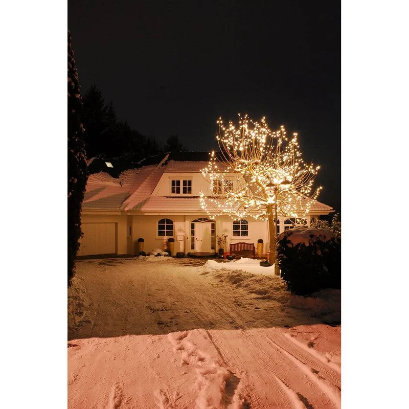 LED Minilichterkette 304 Warmweiße Dioden IP44