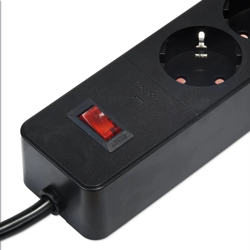 Mehrfach-Steckdose 4-fach 3x USB Schalter 1,8m Steckdosenleiste
