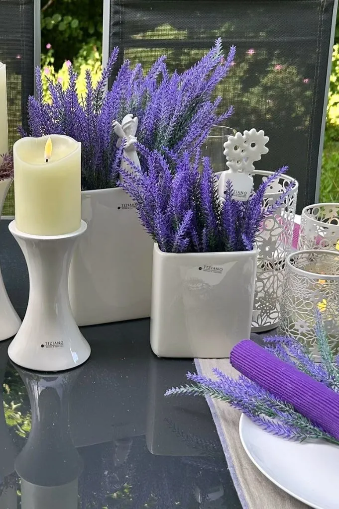 Minikübel Crosia 7cm creme-weiß