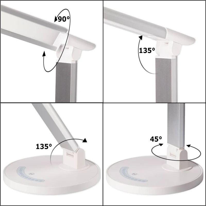 LED Schreibtisch-Lampe dimmbar Nachtlcht Touch Tisch-Leuchte schwenkbar