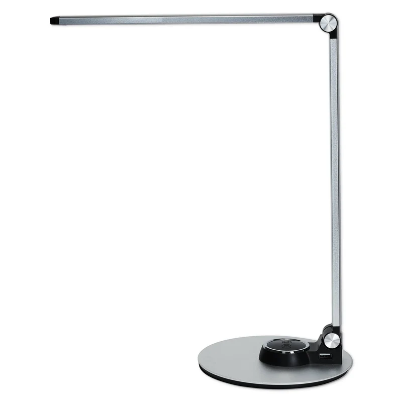 LED Schreibtisch-Lampe dimmbar 3 Farbstufen USB Büroleuchte Büro Tisch-Leuchte