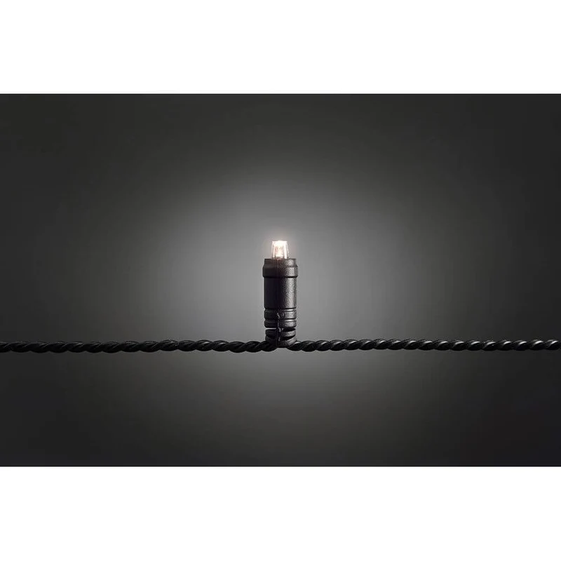 16m Micro LED Lichterkette mit 9h Timer IP67 80 Warmweiße Dioden IP44