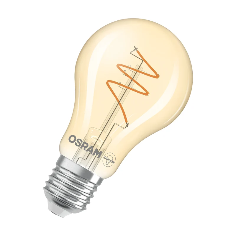 OSRAM Vintage 1906 Classic LED-Lampe Gold, 4.9W, 470lm, E27 , Comfort warm white