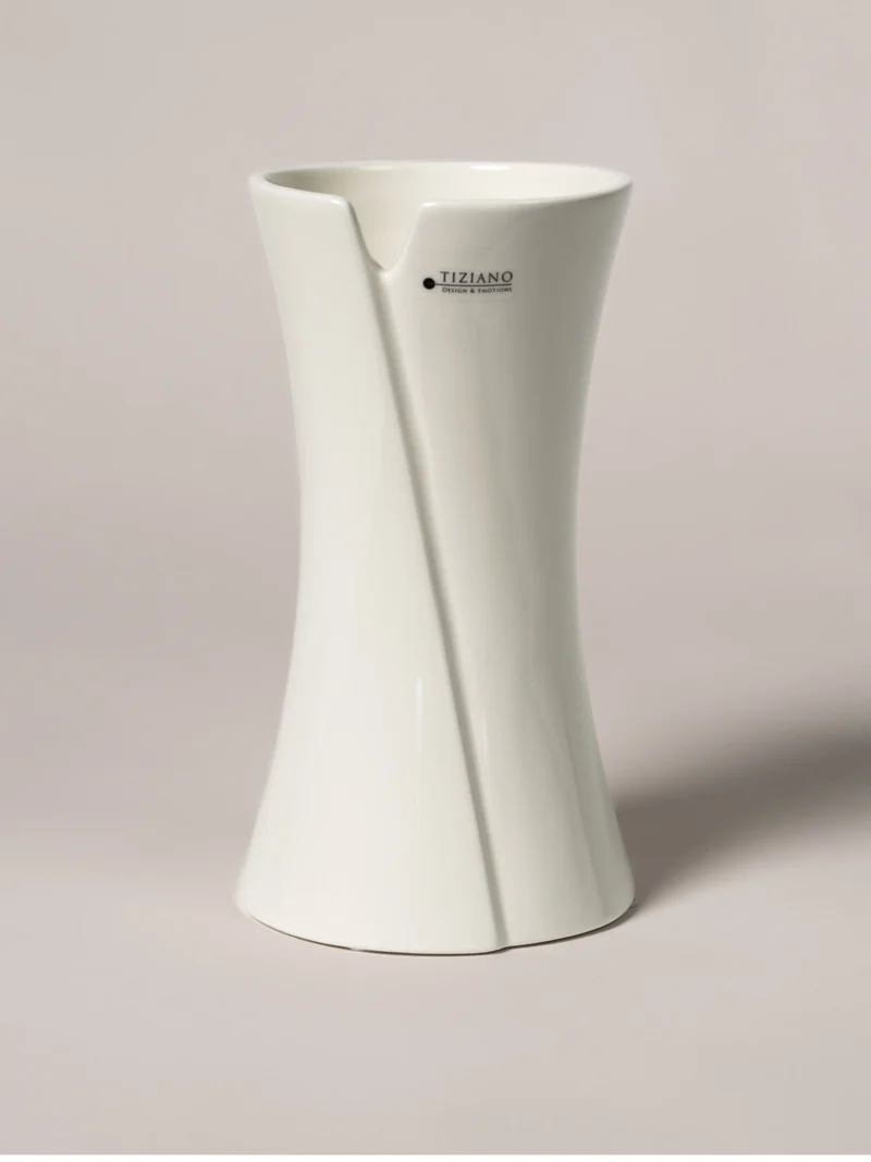 Vase Mondavio creme-weiß