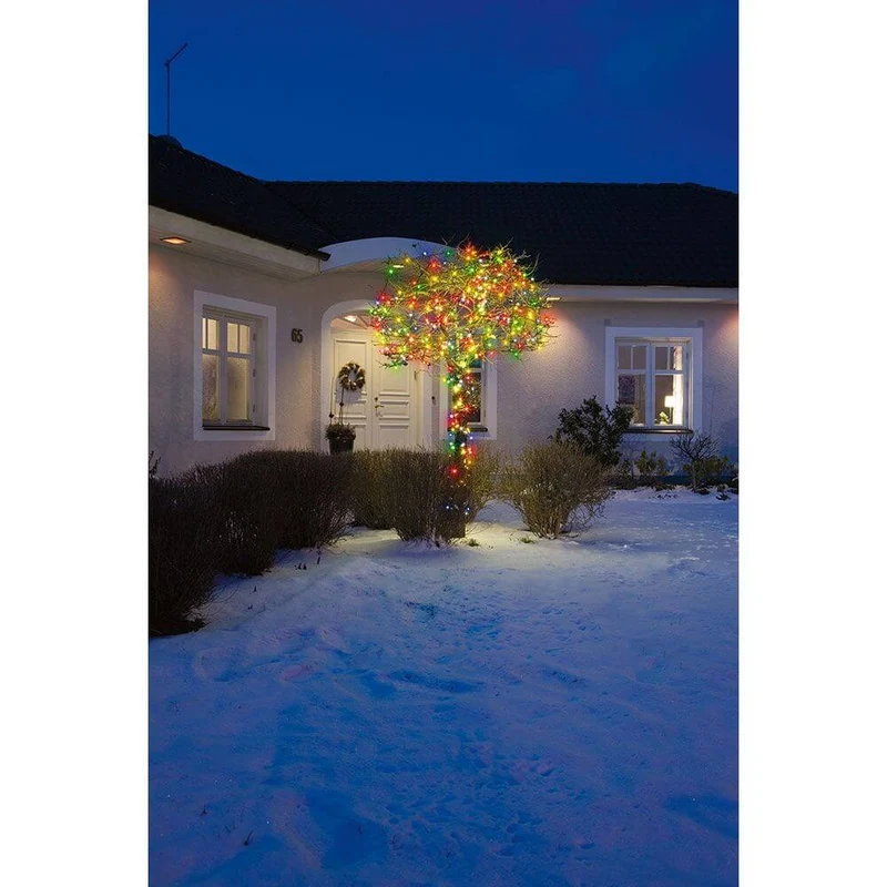 16m Micro LED Lichterkette 80 bunte Dioden IP44