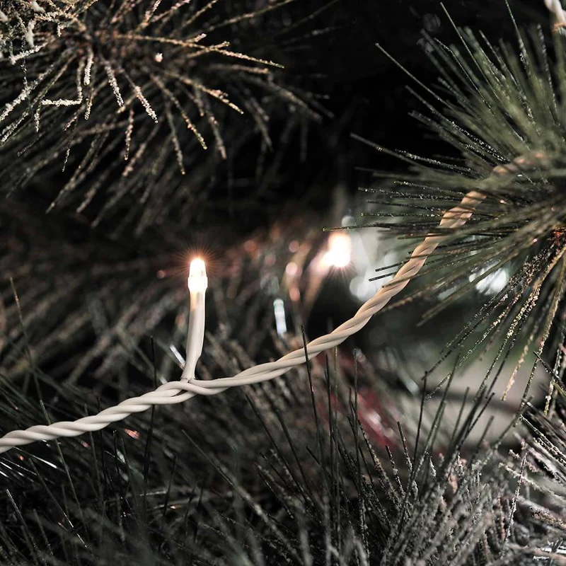 Micro LED Lichterkette 40 Warmweiße Dioden IP44