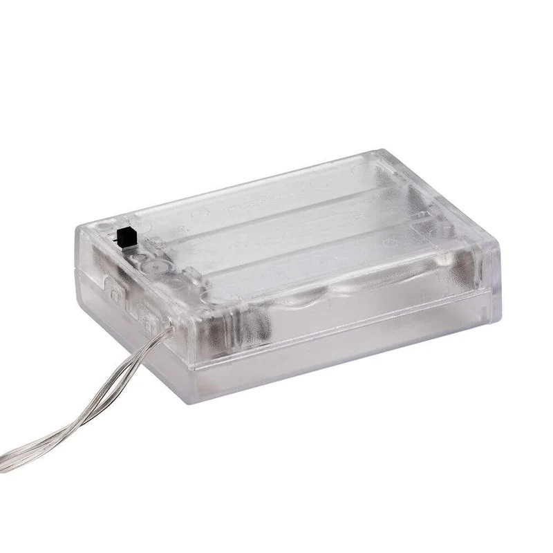LED Dekolichterkette Aluminium-Drahtkugeln klein 16 Warmweiße Dioden batteriebetrieben