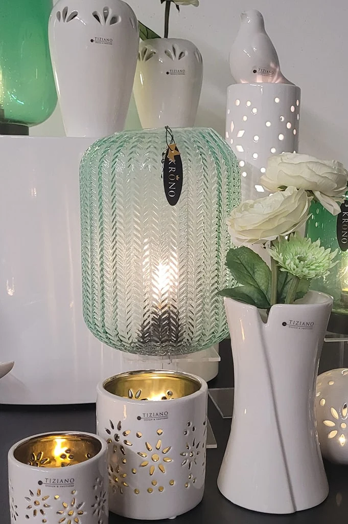 Lampe Bali LED grün