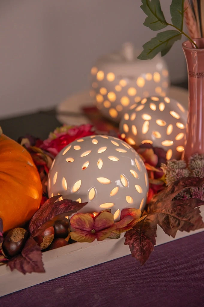Lichtkugel Villari LED weiß-creme