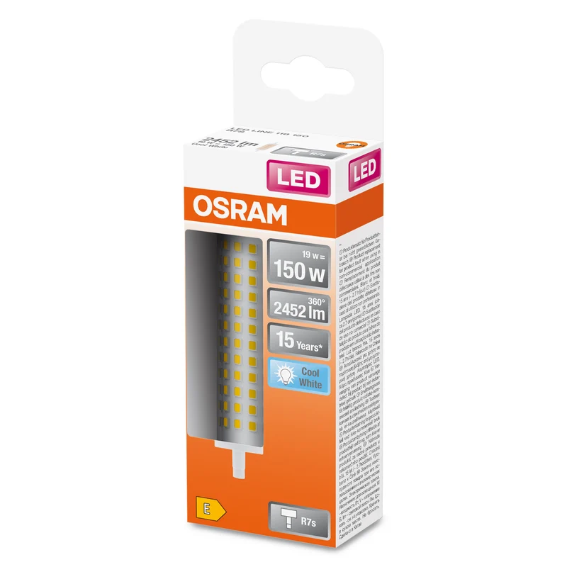 OSRAM LED Line Lampe, 19W, 2452lm, R7s, 4000K , Kaltweiß