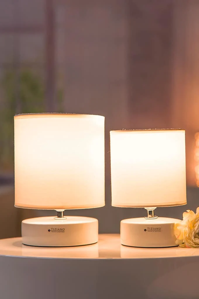 Deko Lampe Minera creme/creme
