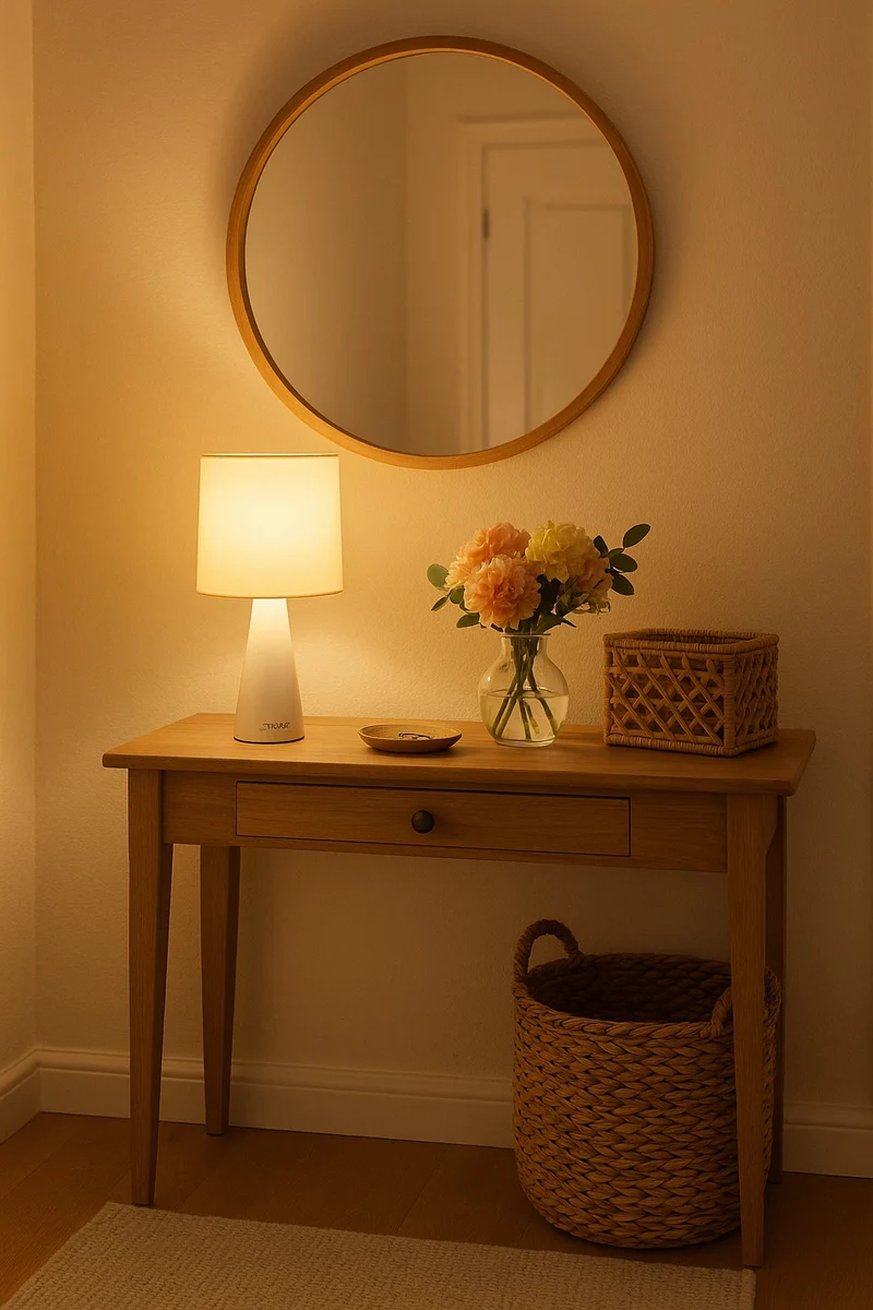 Deko Lampe Sibari creme