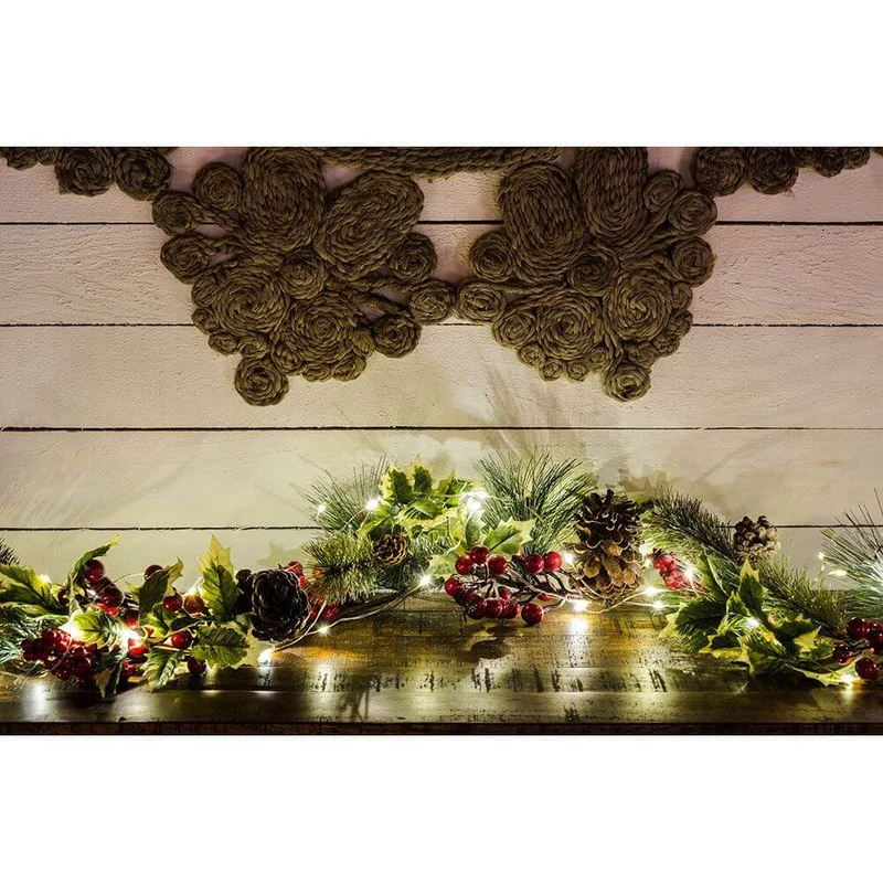 LED Tropfenlichterkette 100 Warmweiße Dioden